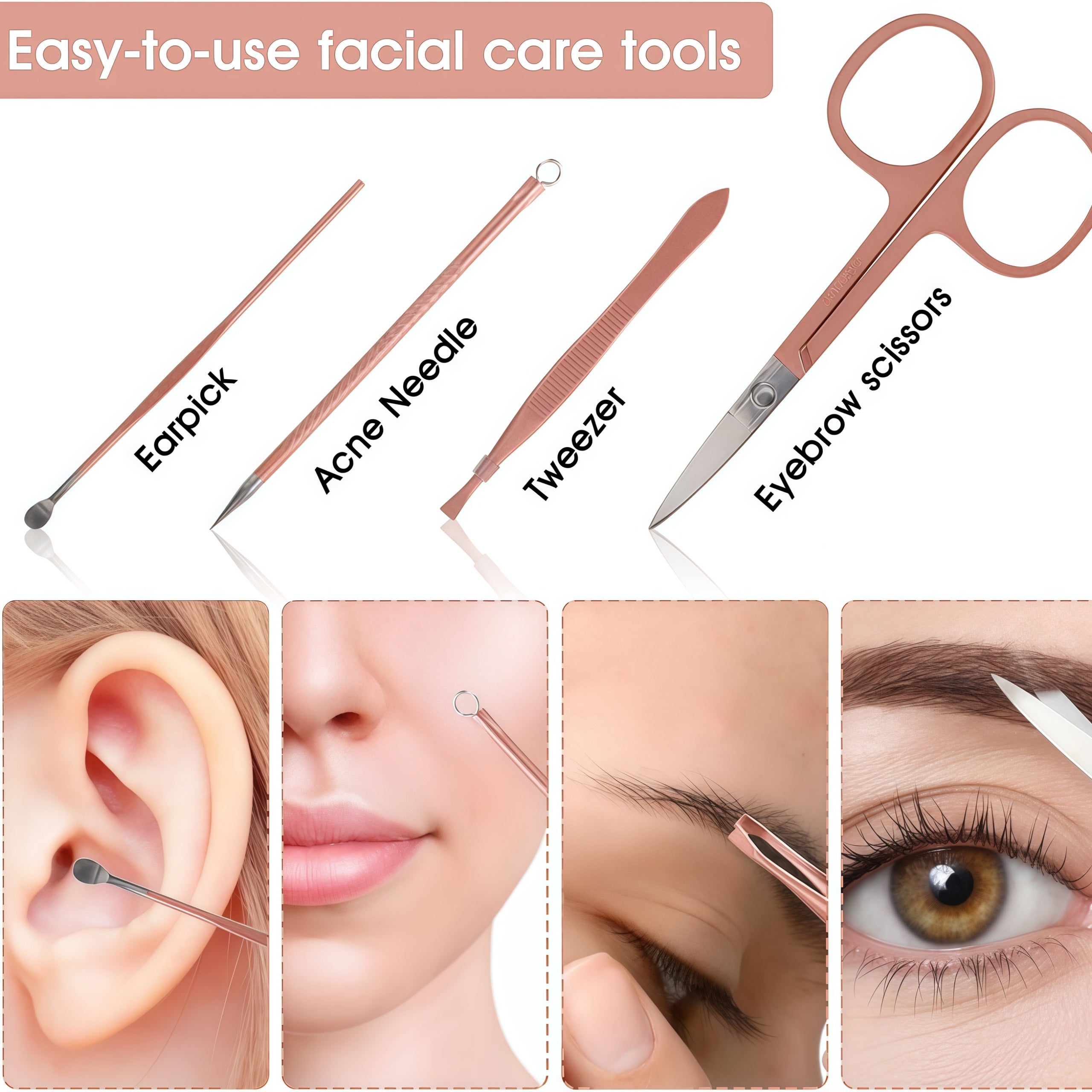 Nail Clippers and Beauty Tool Portable Set Manicure Set 12 in 1